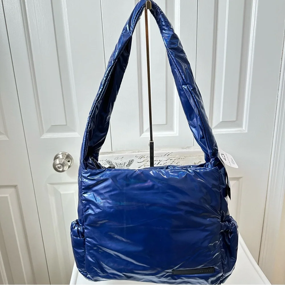 Tahari Bardot Hobo Bag Navy Blue NWT